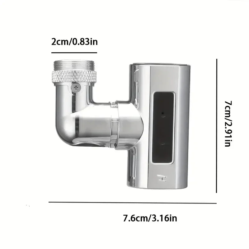 Small Flying Rain Faucet Kitchen Vegetable Washing Shower Faucet Four-speed Rotating Dishwashing Spout Faucet Waterfall Aerator