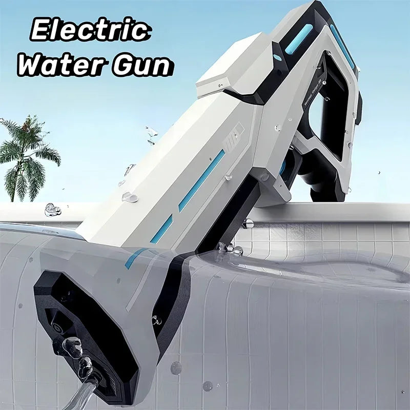 Electric Water Guns For Adults Powerful Squirt Automatic Water Suction Water Blasters Summer Outdoor Beach Toy For boys Kid Gift