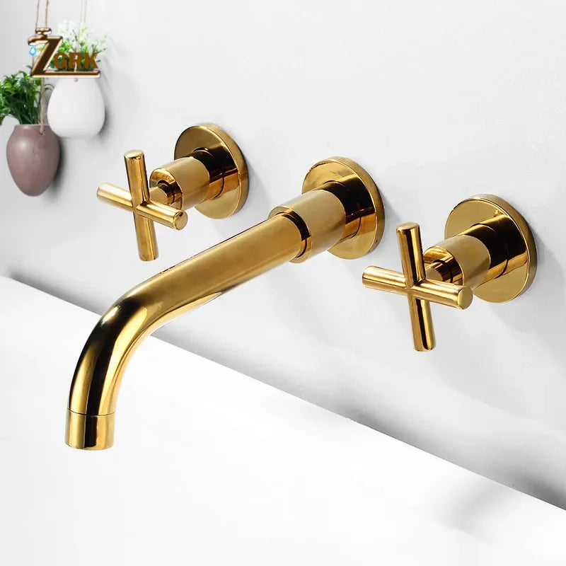 Bathtub Basin Mixer Tap Chrome Antique Brass Bathroom Sink Mixer Tap Faucet Wall Mounted 3 Pcs Black Faucet Dual Handle Sink Tap