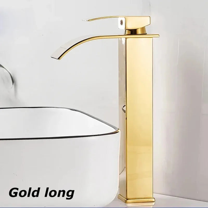 Bathroom Accessories Household Home Hot and Cold Water Waterfall Dragon Head Kitchen Bathroom Bathroom Washbasin Faucet Tapware