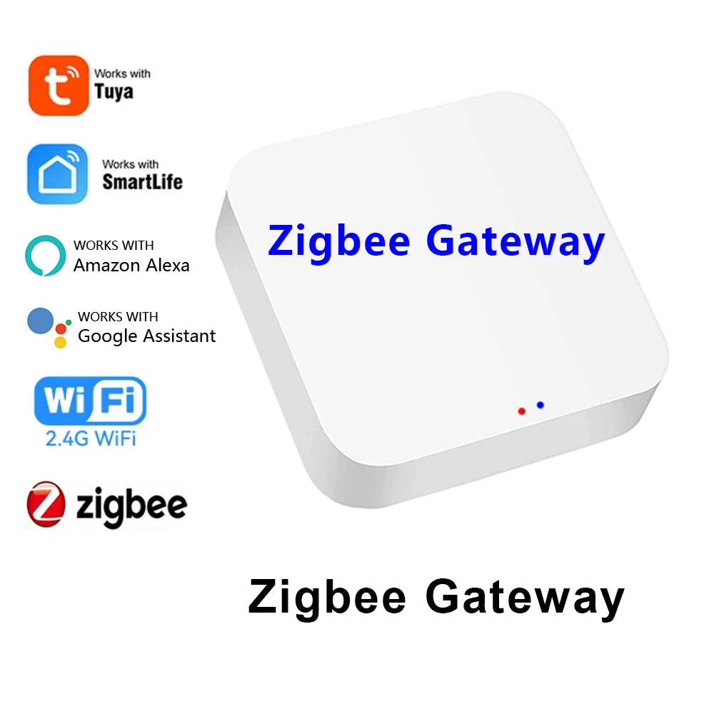 Tuya ZigBee 3.0 Gateway/Bluetooth Gateway/Multi-mode Gateway Smart Home Bridge Hub Smart Life App Works With Alexa Google Home