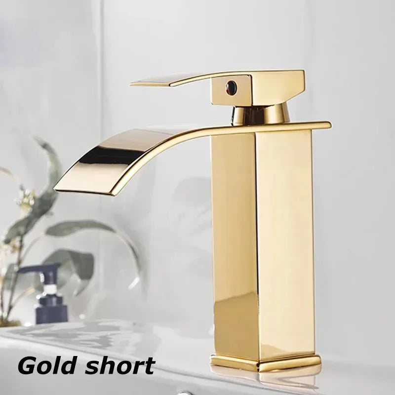 Bathroom Accessories Household Home Hot and Cold Water Waterfall Dragon Head Kitchen Bathroom Bathroom Washbasin Faucet Tapware