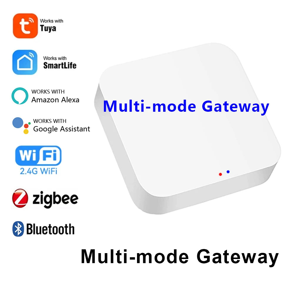 Tuya ZigBee 3.0 Gateway/Bluetooth Gateway/Multi-mode Gateway Smart Home Bridge Hub Smart Life App Works With Alexa Google Home