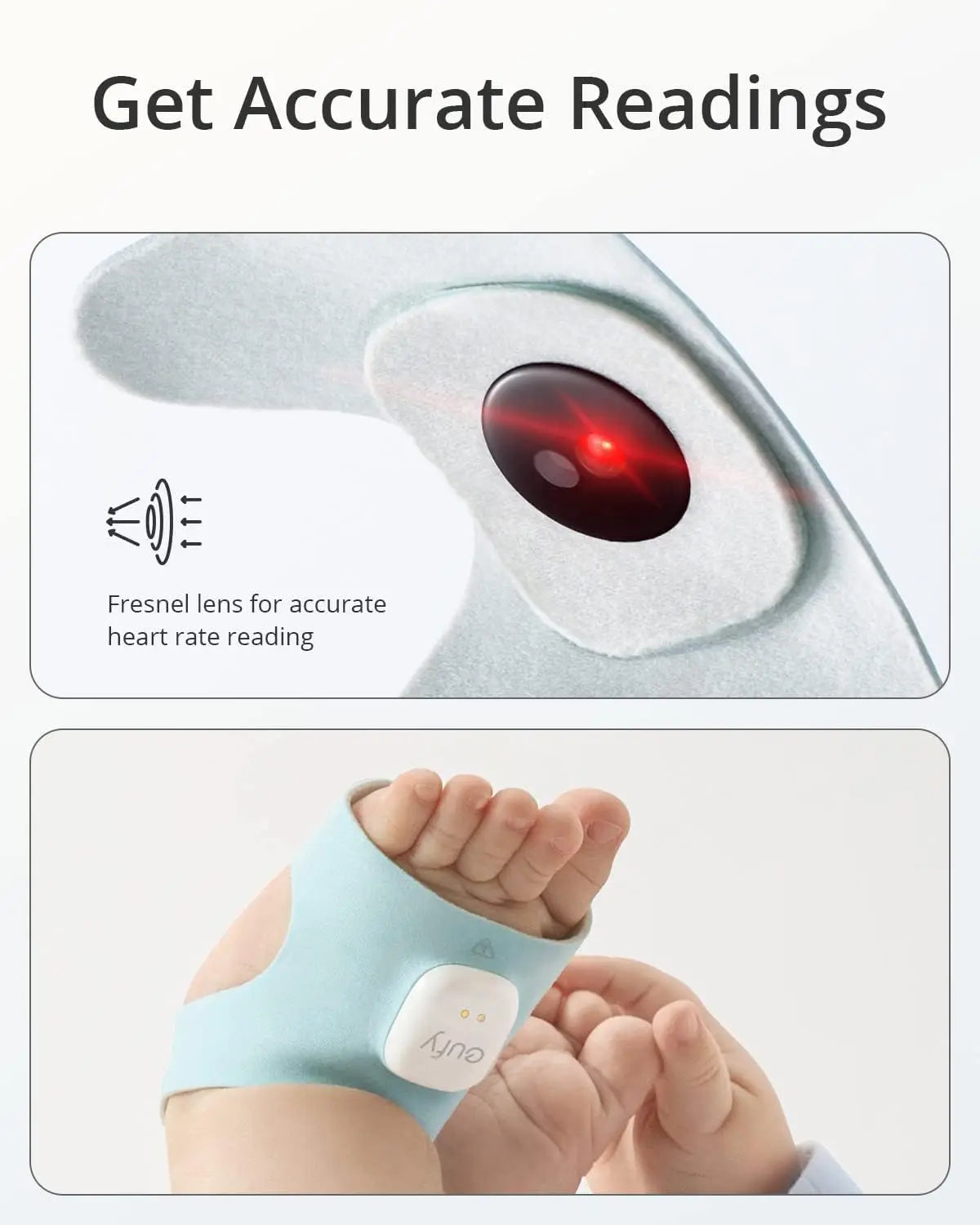 eufy Baby S340 Smart SockTrack Sleep Patterns Heart Rate2K Resolution Camera Monito AI Cry DetectionPan & Tilt 24hr Battery Life