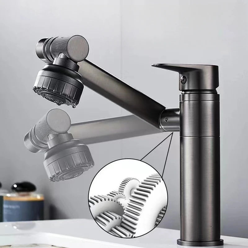 Basin Faucet Modern Bathroom Mixer Tap Black/chrome Wash Basin Faucet Single Handle Hot and Cold Waterfall Faucet