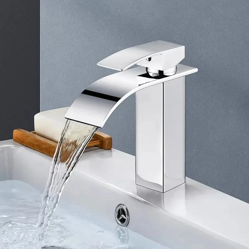 Bathroom Accessories Household Home Hot and Cold Water Waterfall Dragon Head Kitchen Bathroom Bathroom Washbasin Faucet Tapware