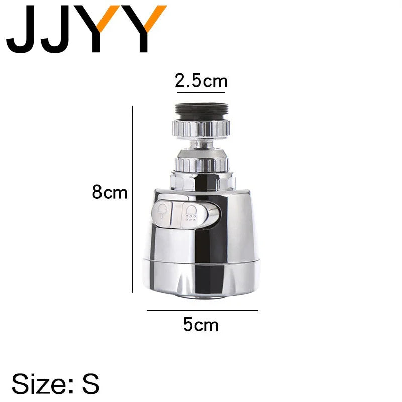 Universal Faucet 360 Degree Rotating Tap Filter Tip Water Bubbler Faucet Anti-Splash Economizer Kitchen Supplies S/L Optional