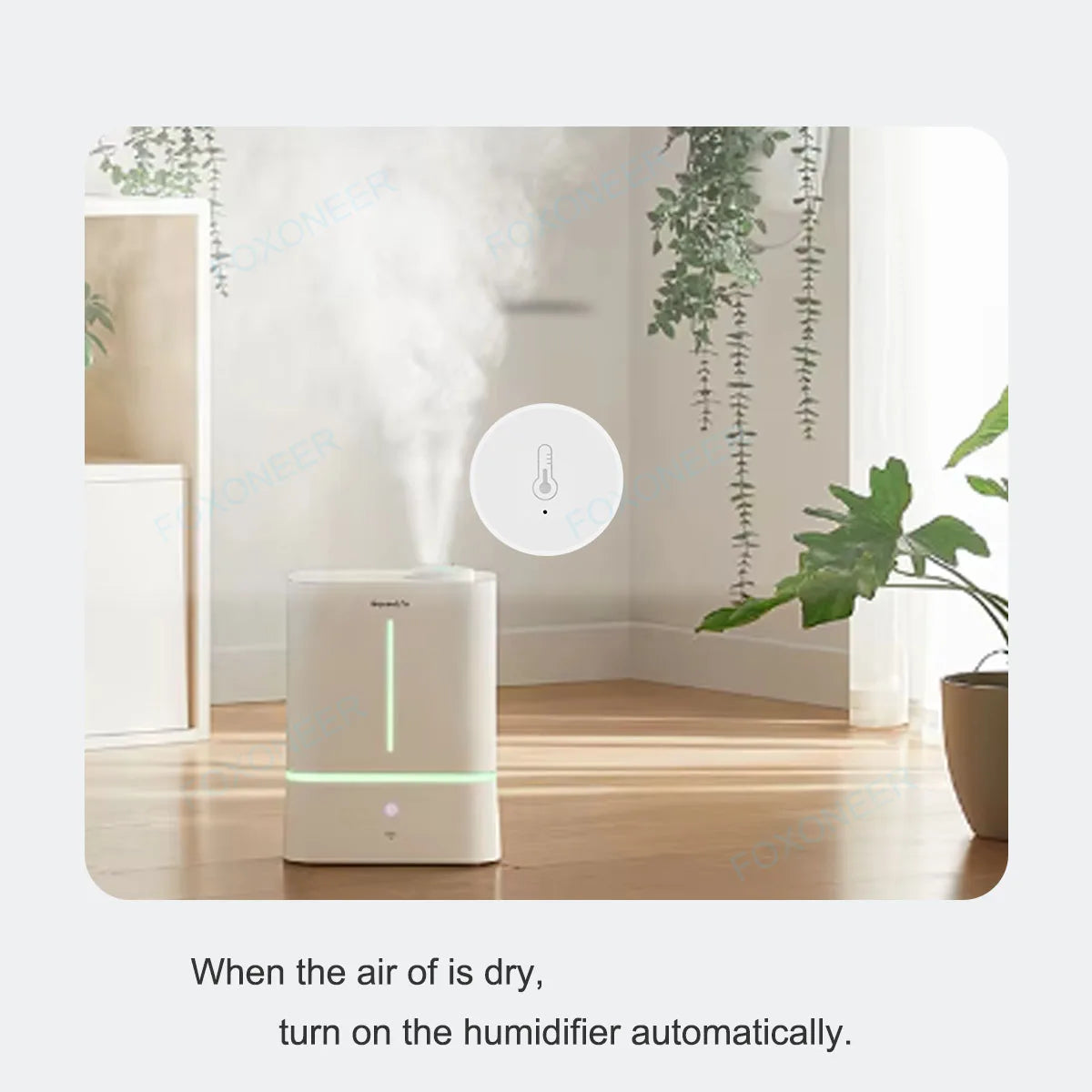 Tuya Zigbee Smart Temperature Humidity Sensor Indoor Hygrometer Controller Monitoring Work with Smart Speaker Alexa Google Home