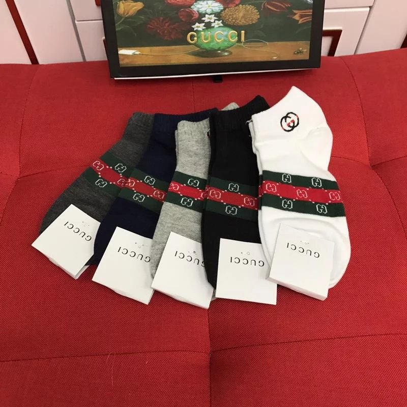 Gucci 5 pair socks