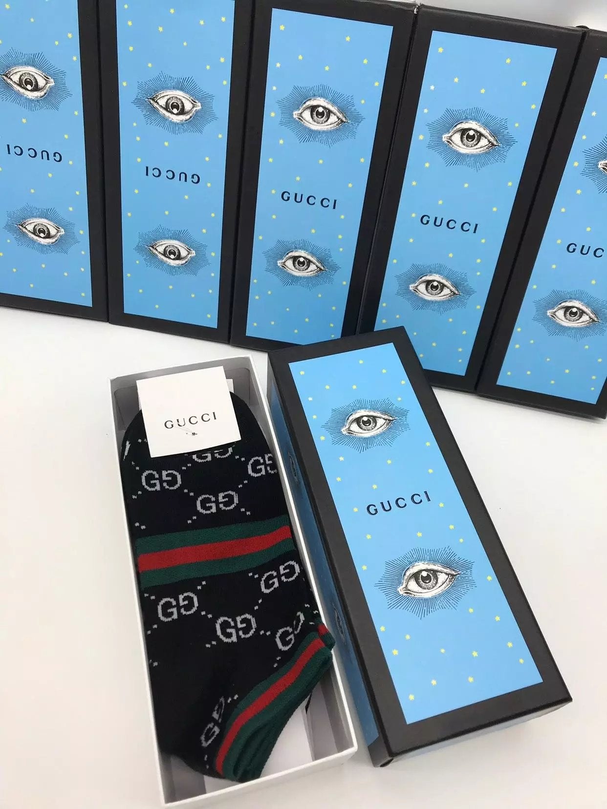 cotton gucci unisex socks