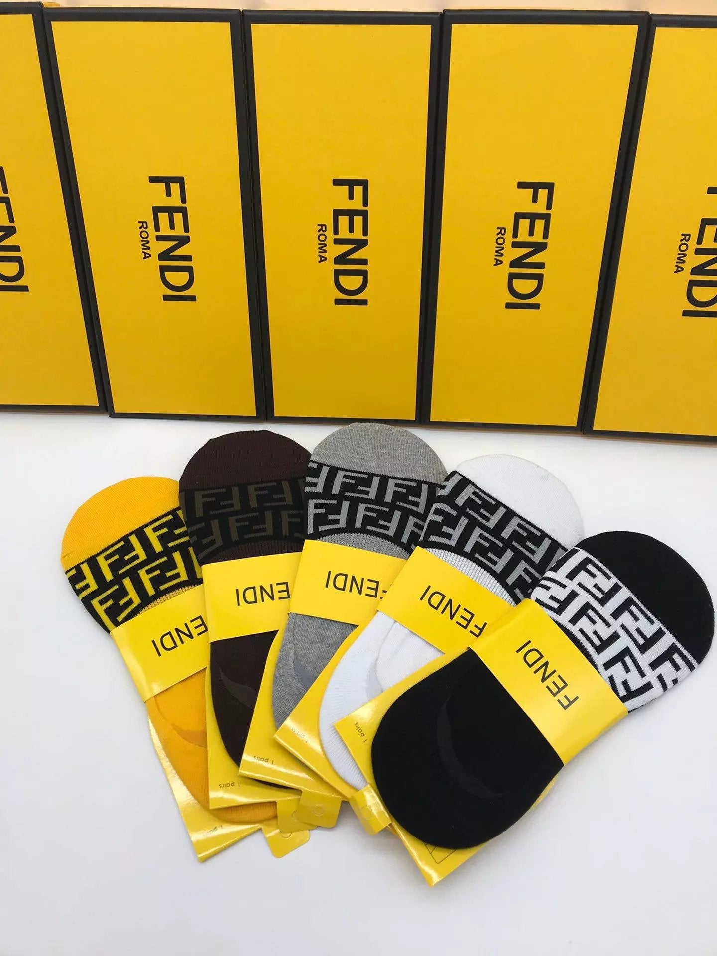 Fendi socks unisex