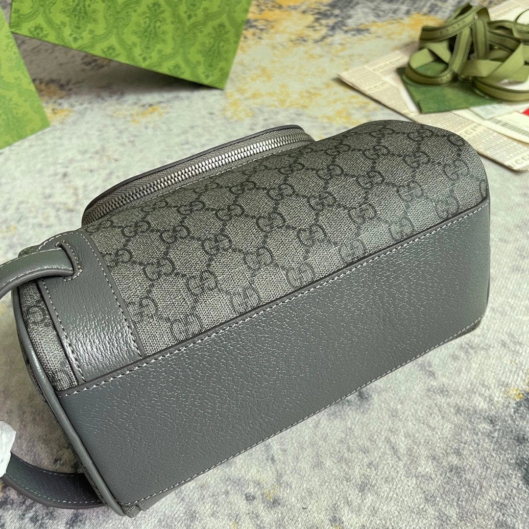 GUCCI toiletry bag Grey glue size: 27x13x28 cm